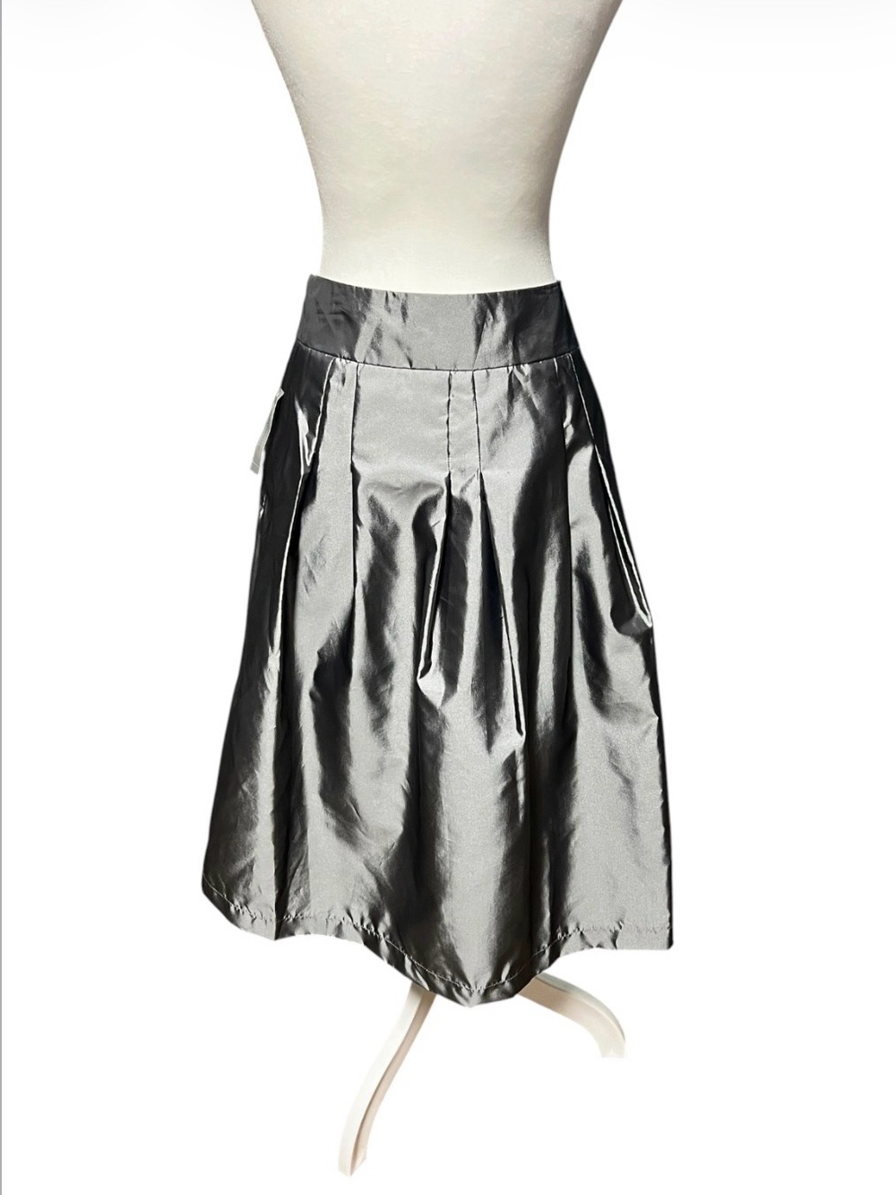 Worthington NEW Holiday Skirt Pewter Size 10